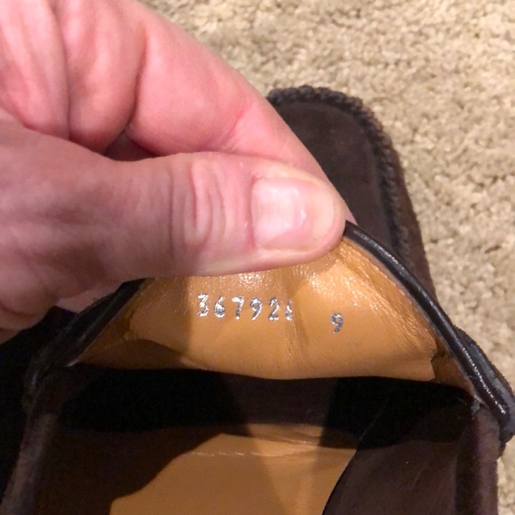 Gucci Suede Horsebit Loafers in Cocoa
